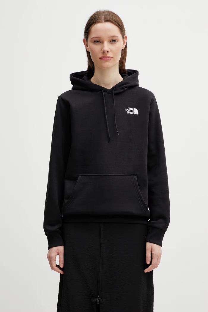 Mikina The North Face Simple Dome Hoodie potlač čierna NF0A89EYJK31