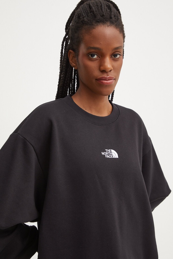 Mikina The North Face Essential Crew čierna NF0A89EPJK31