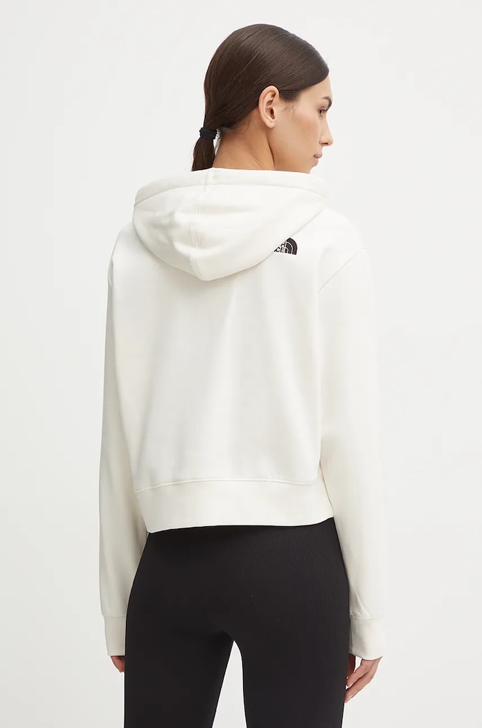 Oblečenie Mikina The North Face Essential Crop Hoodie NF0A89EXQLI1 béžová