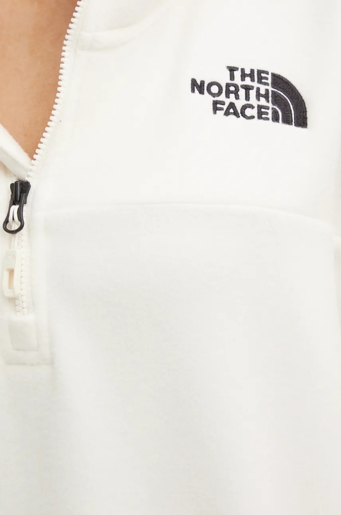 Fleecová mikina The North Face 100 Glacier Half Zip Fleece NF0A89J9QLI1 béžová
