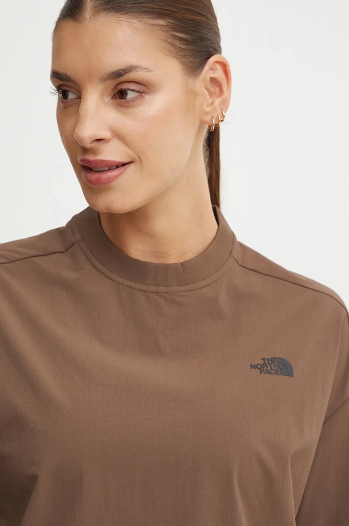The North Face bluza Woven brązowy NF0A89H21OI1