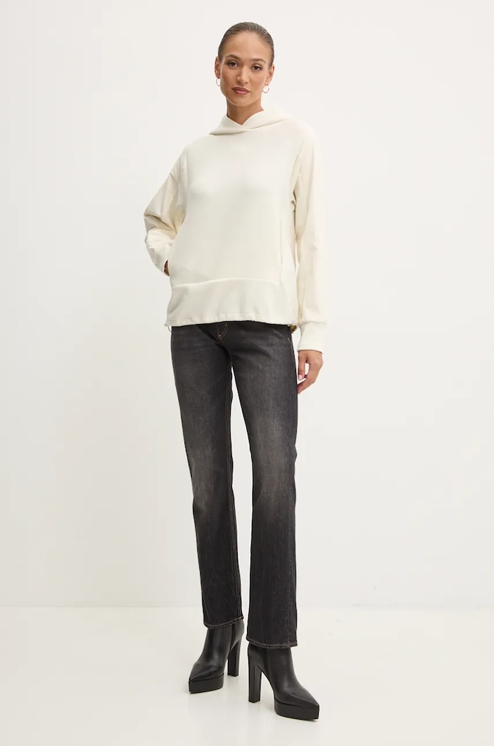 Mikina BOSS 50524545 béžová AW24
