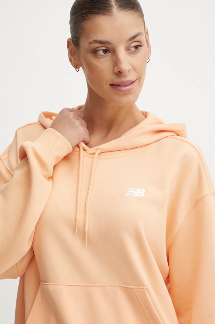 Bluza New Balance WT41507PAE pomarańczowy