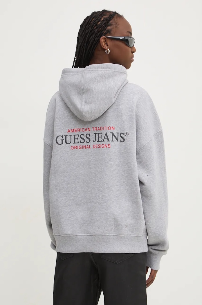 Îmbrăcăminte Guess Jeans bluza W4BQ21.KC811 gri