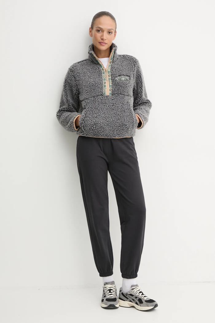 Μπλούζα Billabong Horizon Mock Neck ABJFT00453 γκρί AW24