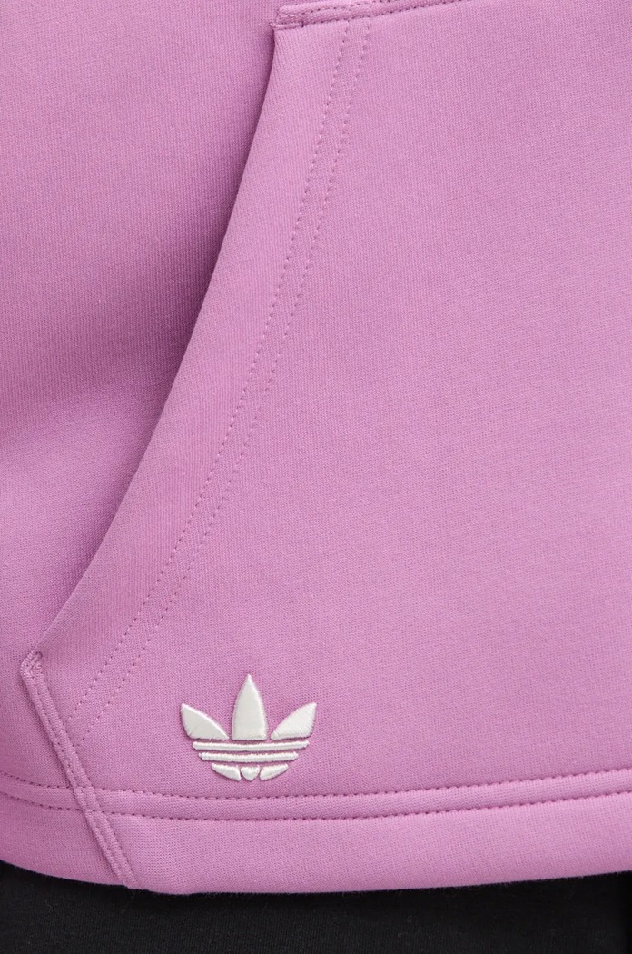 adidas Originals bluza Neuclassicscl Hoodie fioletowy IW5614