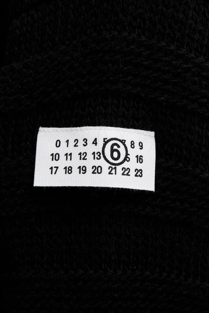 MM6 Maison Margiela sweter wełniany S52HL0031.M13040 czarny