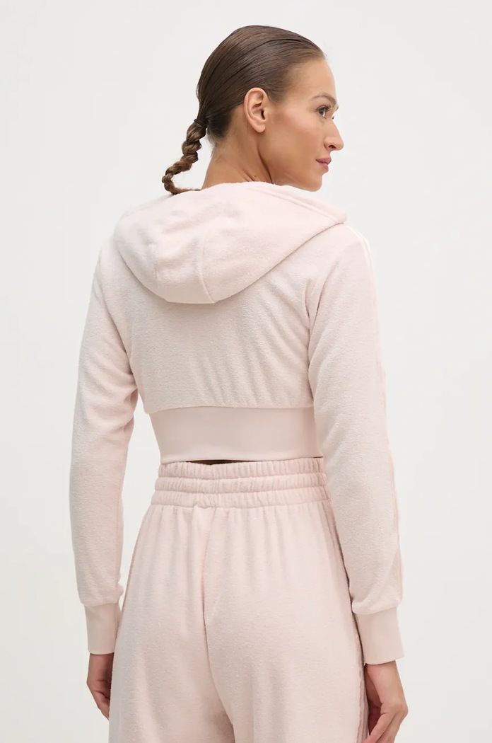 Oblečení Mikina adidas Originals Femme Galore Short Fulzip Hoodie JN3005 růžová