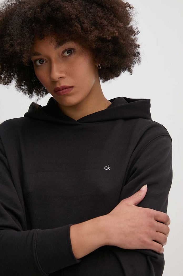 Bavlněná mikina Calvin Klein černá K20K208062