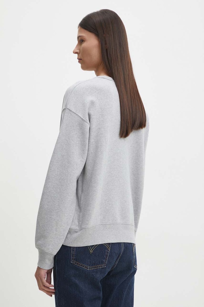 Oblečenie Bavlnená mikina Levi's A8789 sivá