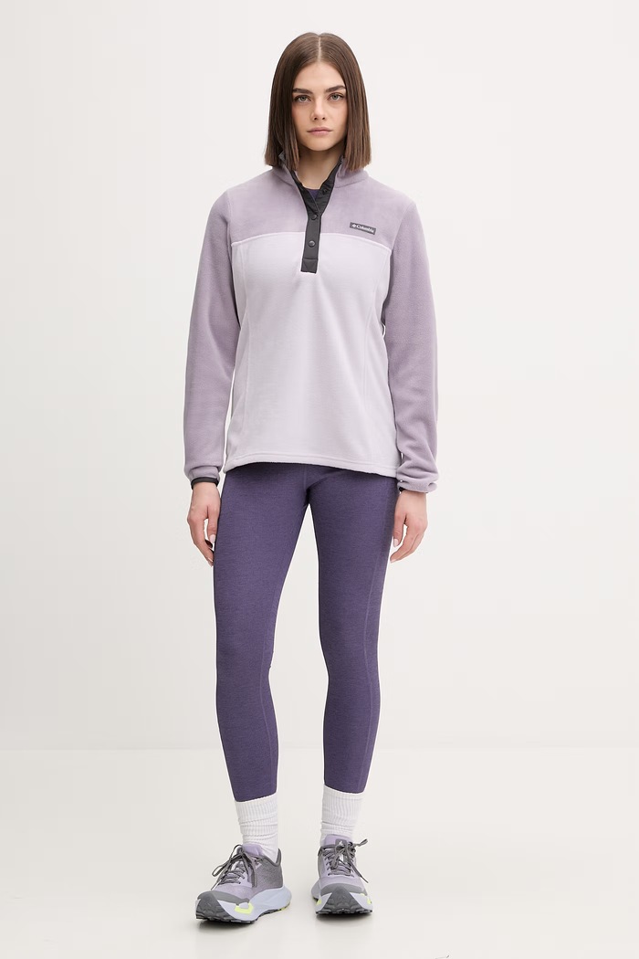 Športová mikina Columbia Benton Springs 2085651 fialová SS26