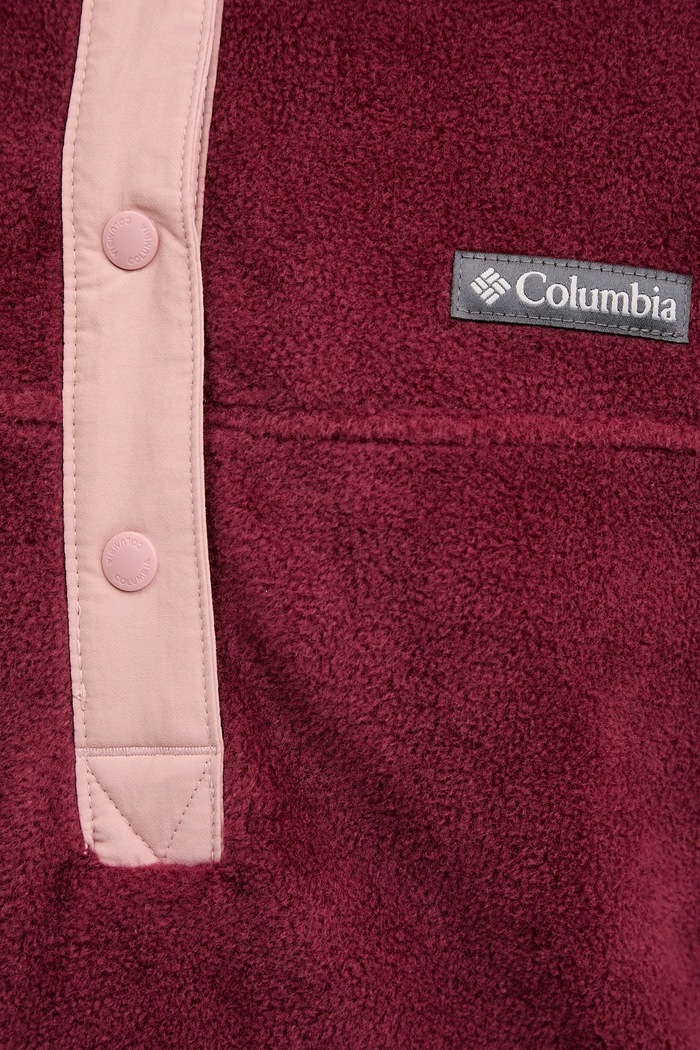 Športová mikina Columbia Benton Springs 2085651 burgundské