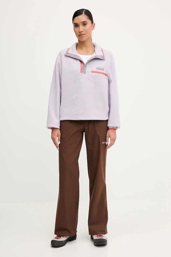 Columbia Bluza sportowa damska polarowa Helvetia 2092231 fioletowy SS26