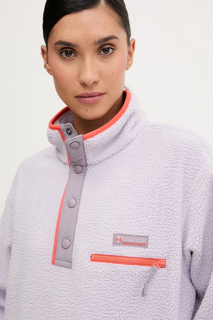 Bluza sportowa damska polarowa Helvetia Columbia 2092231 fioletowy