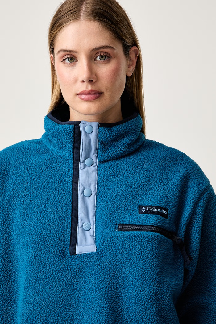 Columbia bluza sportowa damska polarowa Helvetia turkusowy 2092231
