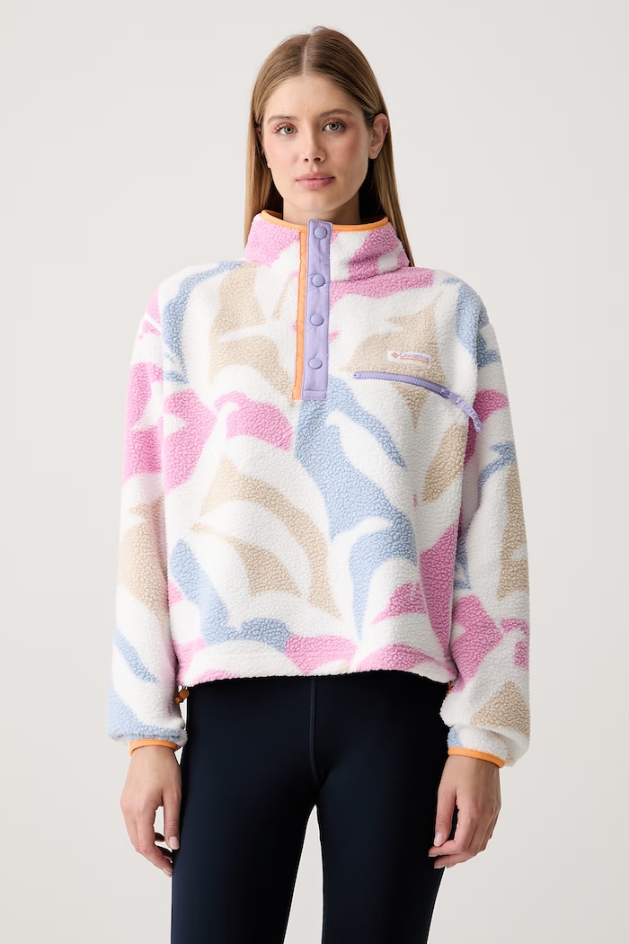 Columbia μπλούζα fleece Γυναικεία Helvetia λευκό 2098501