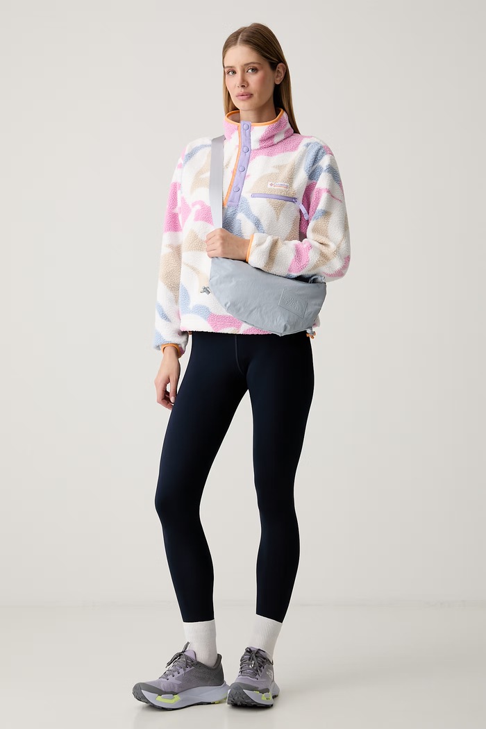 Columbia μπλούζα fleece Γυναικεία Helvetia 2098501 λευκό SS26