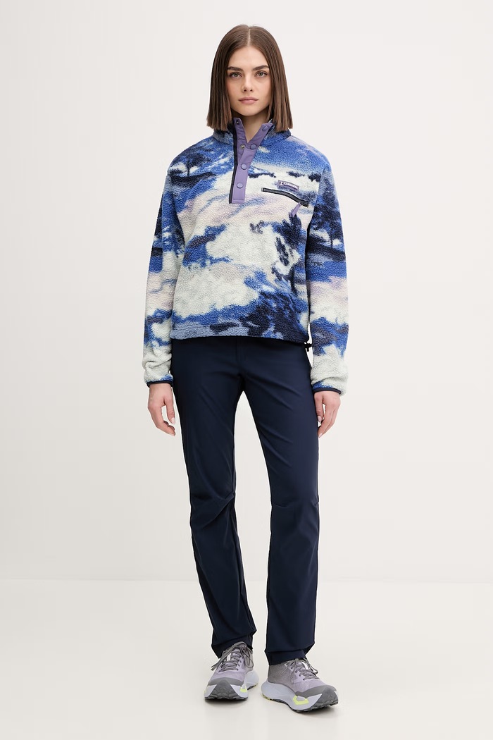 Columbia μπλούζα fleece Γυναικεία Helvetia 2098501 σκούρο μπλε SS26