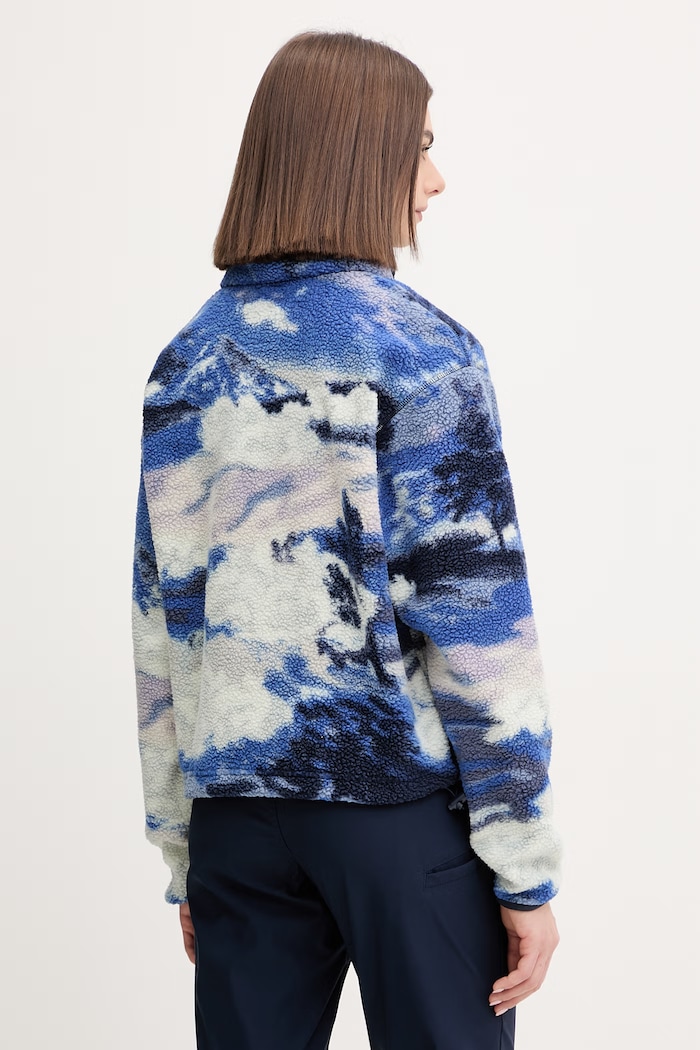 Ρούχα Columbia μπλούζα fleece Γυναικεία Helvetia 2098501 σκούρο μπλε