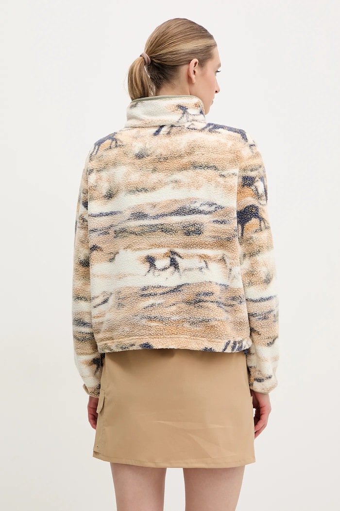 Oblečení Columbia fleece mikina dámská Helvetia 2098501 béžová