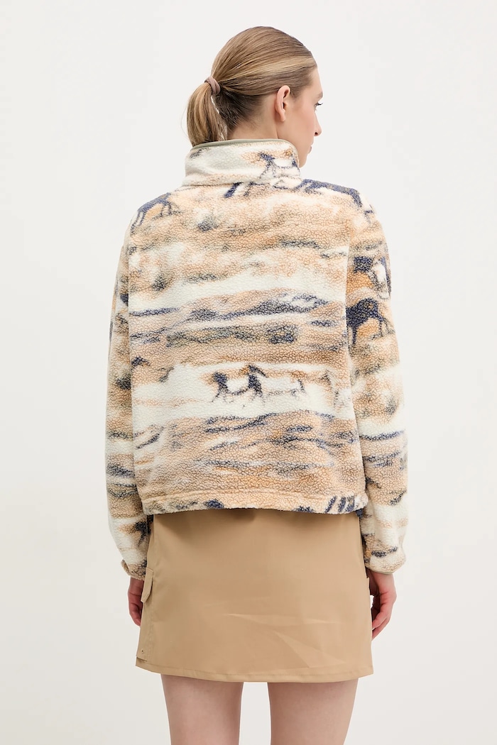 Oblečení Columbia fleece mikina dámská Helvetia 2098501 béžová