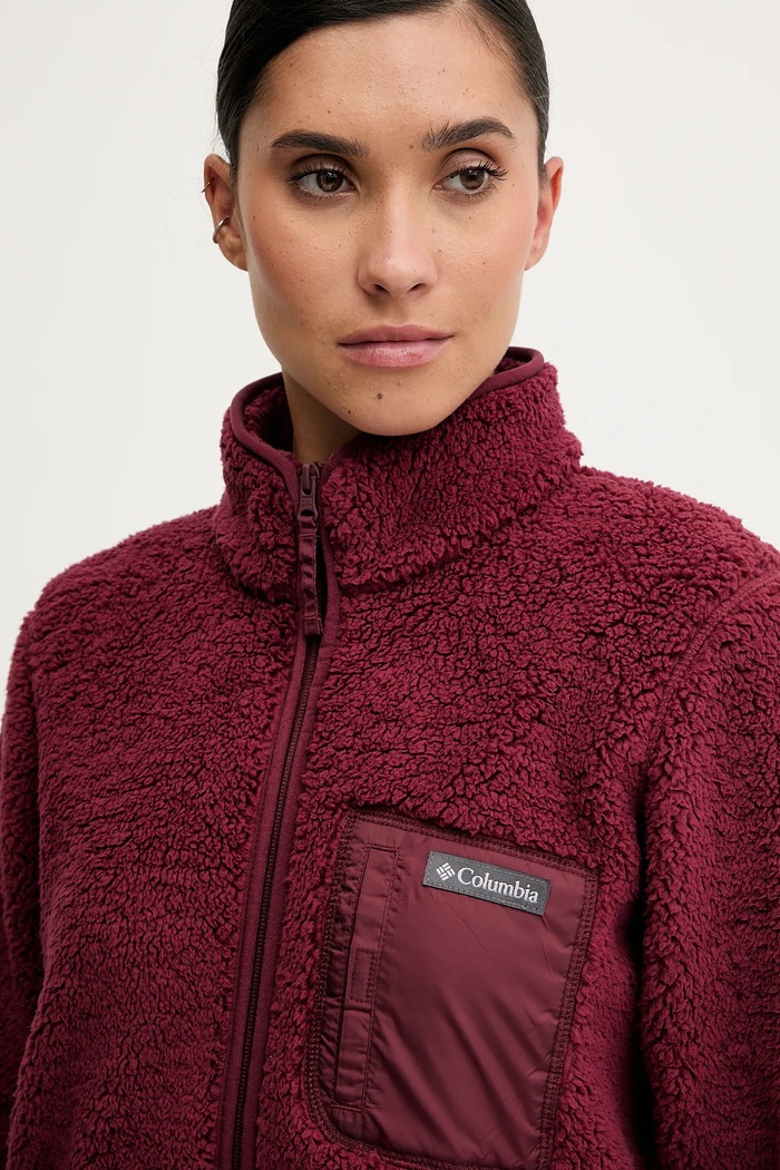 Sportovní mikina Columbia West Bend burgundské 2099271