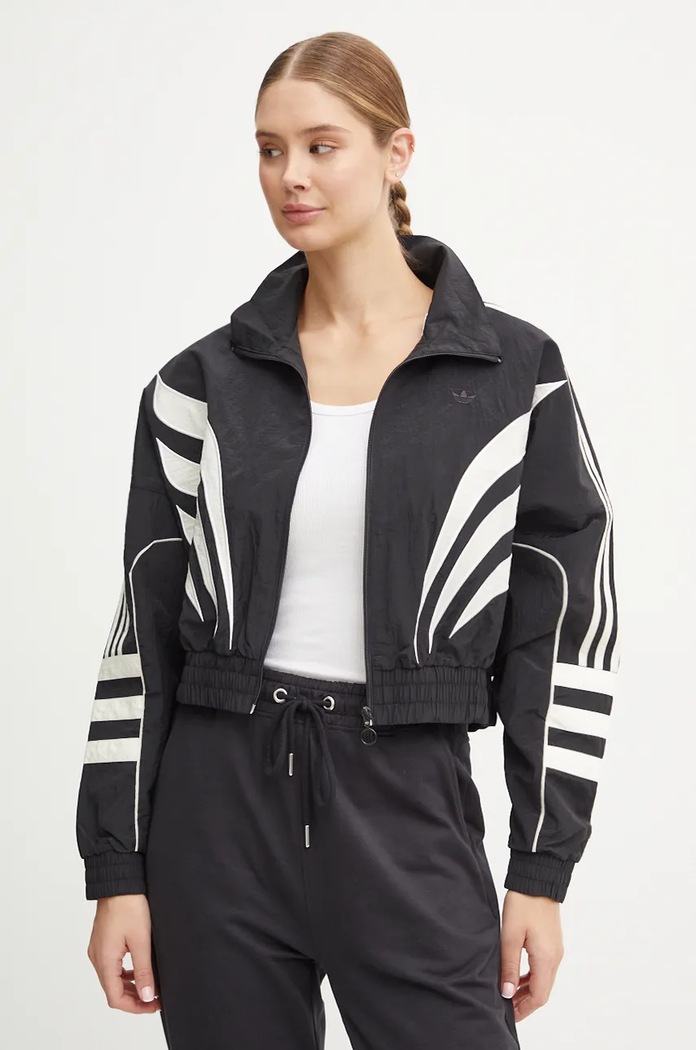 Dukserica adidas Originals bez kapuljače crna IW5511