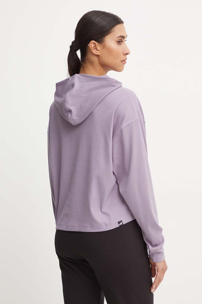 Odzież Puma bluza 682503 fioletowy