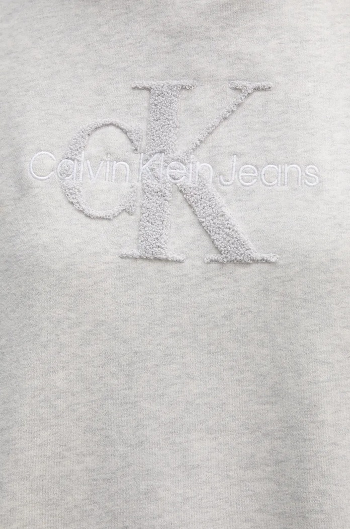 Calvin Klein Jeans bluza bawełniana J20J224170 szary