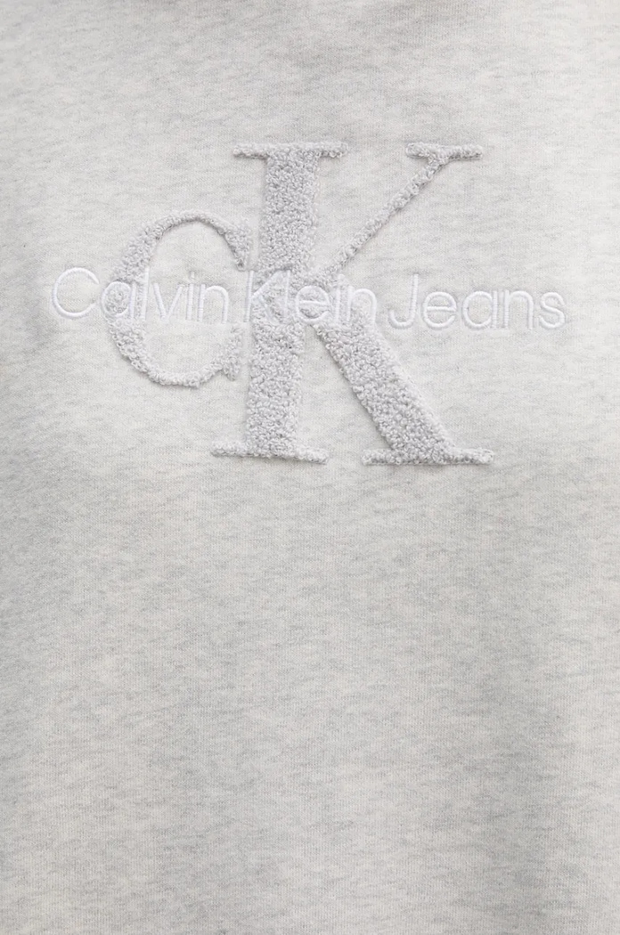 Calvin Klein Jeans bluza bawełniana J20J224170 szary