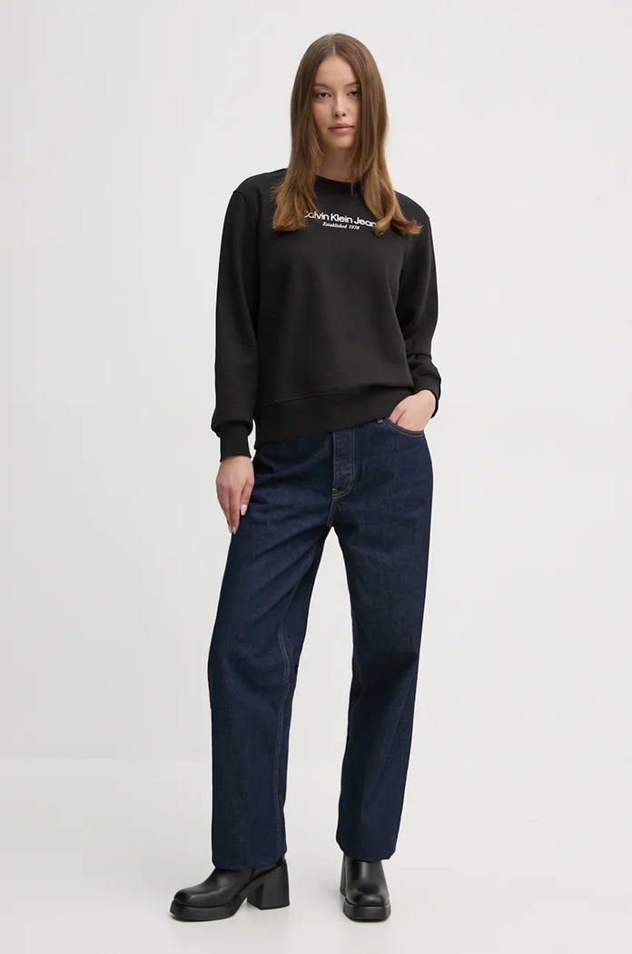 Calvin Klein Jeans Mikina Calvin Klein Jeans J20J224913 černá NC24