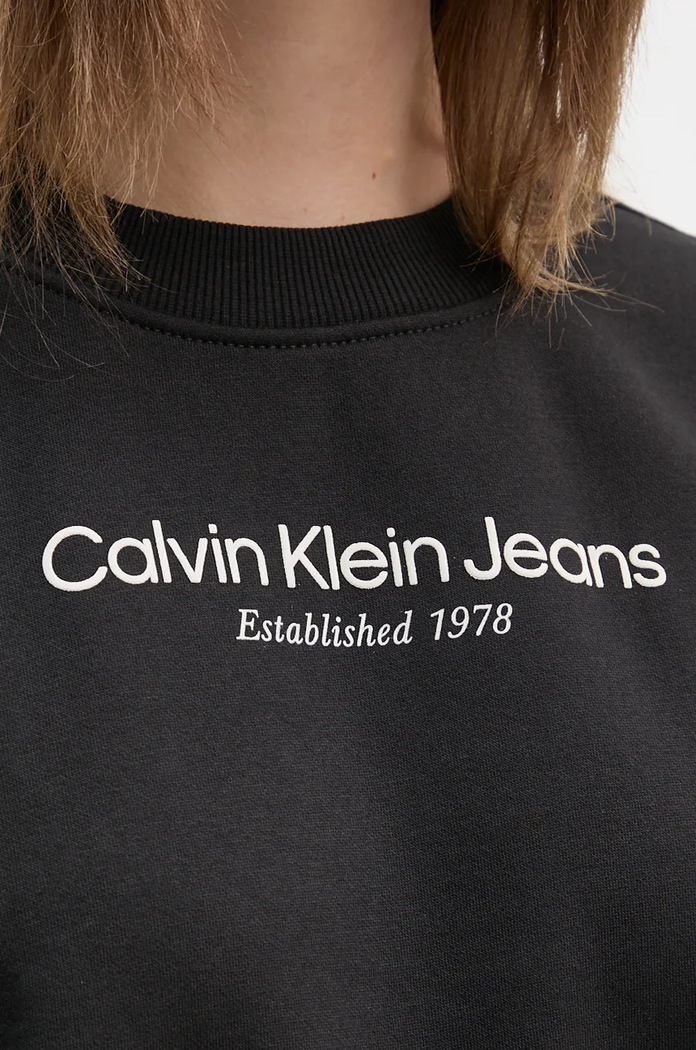 Mikina Calvin Klein Jeans Calvin Klein Jeans černá J20J224913