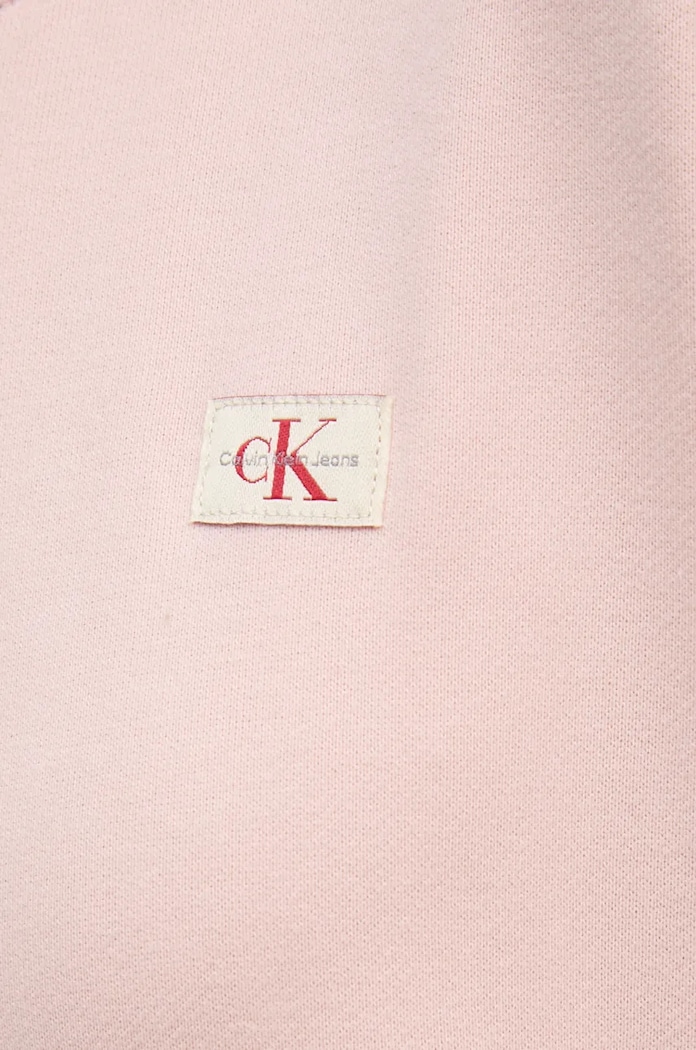 Calvin Klein Jeans bluza bawełniana J20J224173 różowy