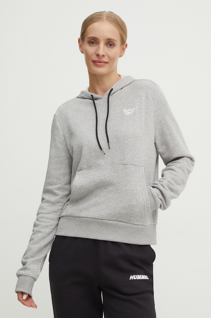 Dukserica Reebok natpis siva 100075635