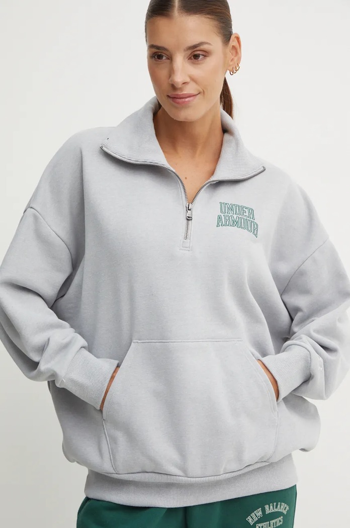 Mikina Under Armour Icon HWT Terry šedá 1386495