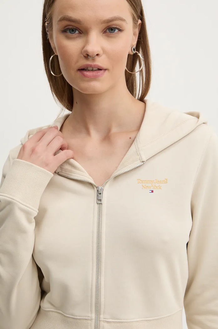 Dukserica Tommy Jeans bež DW0DW18769