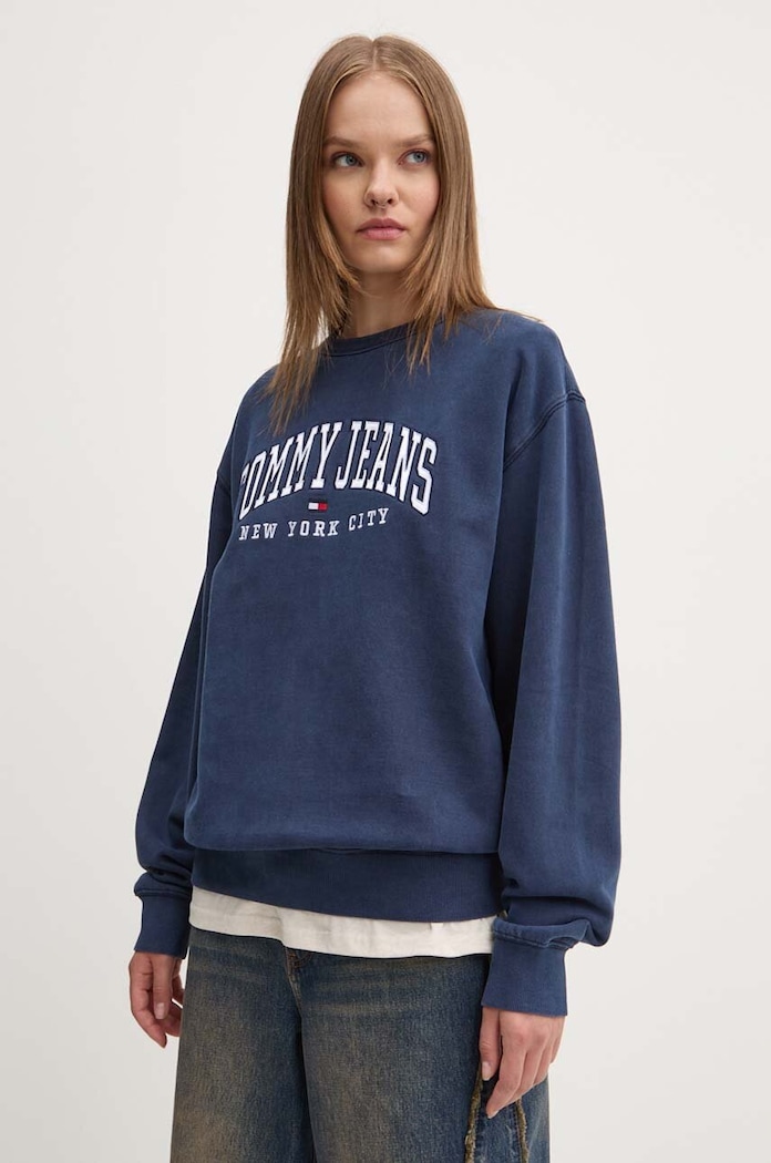 Mikina Tommy Jeans DW0DW19824 námořnická modř NC24