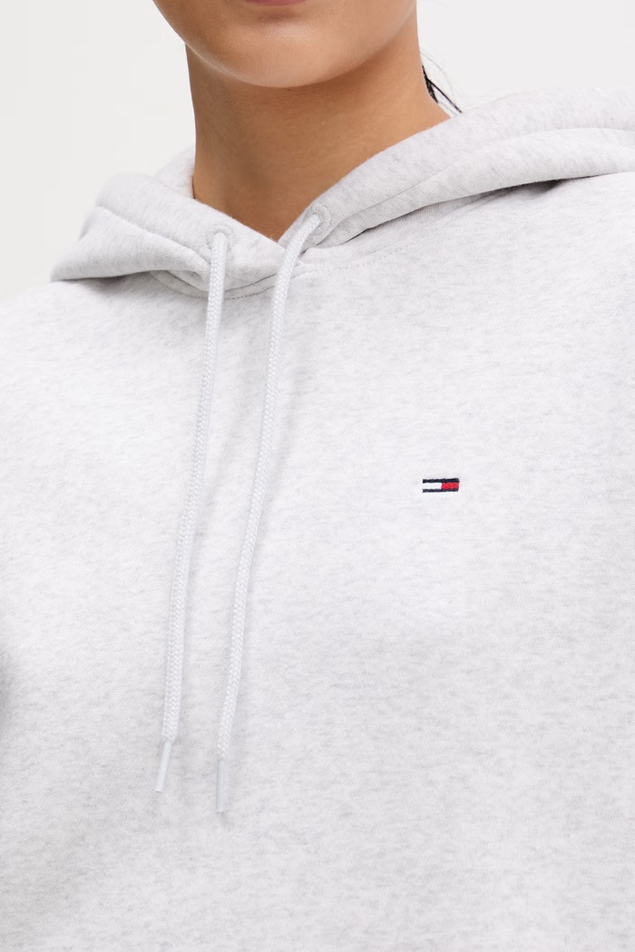 Tommy Jeans bluza damska z bawełną DW0DW19958 szary