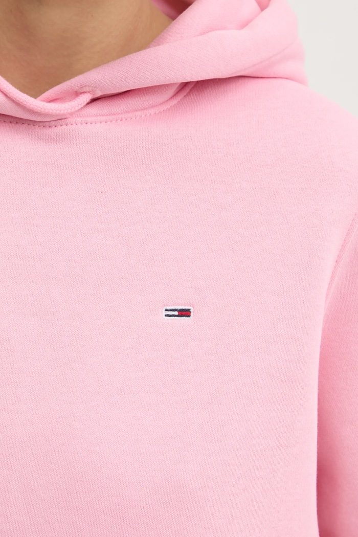 Tommy Jeans mikina dámská s bavlnou DW0DW19958 růžová