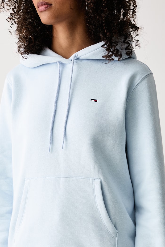 Mikina dámska s bavlnou Tommy Jeans DW0DW19958 modrá