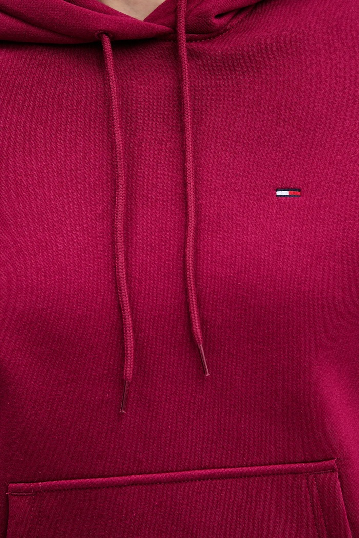Tommy Jeans mikina dámska s bavlnou DW0DW19958 burgundské