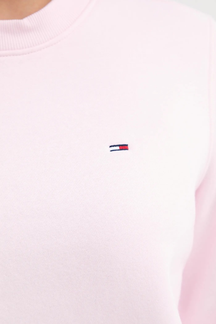 Tommy Jeans μπλούζα Γυναικεία με βαμβάκι DW0DW19959 ροζ