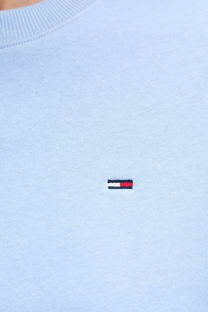 Tommy Jeans mikina dámska s bavlnou DW0DW19959 modrá