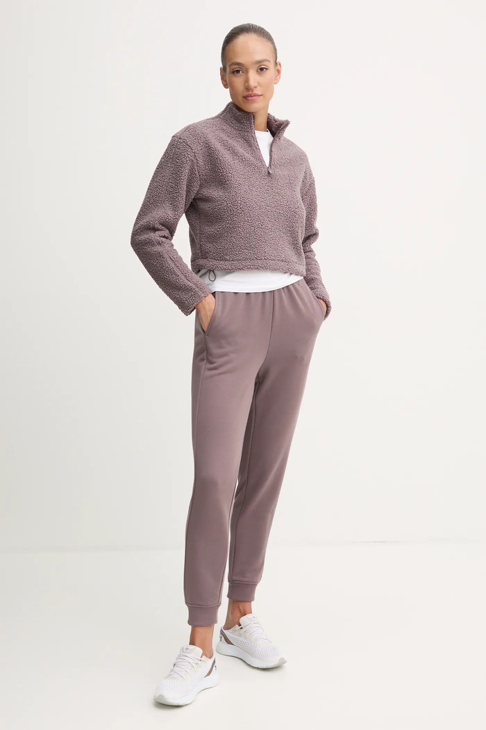 Суичър Calvin Klein Performance 00GWF4W307 виолетов AW24