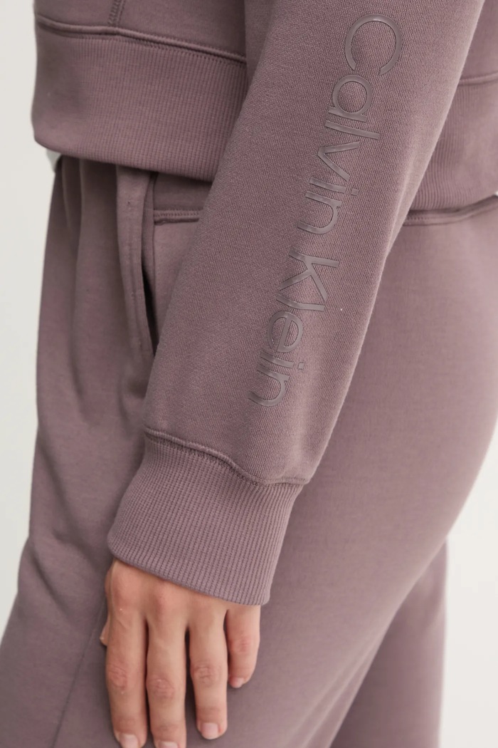 Pulover za vadbo Calvin Klein Performance 00GWF4W303 vijolična