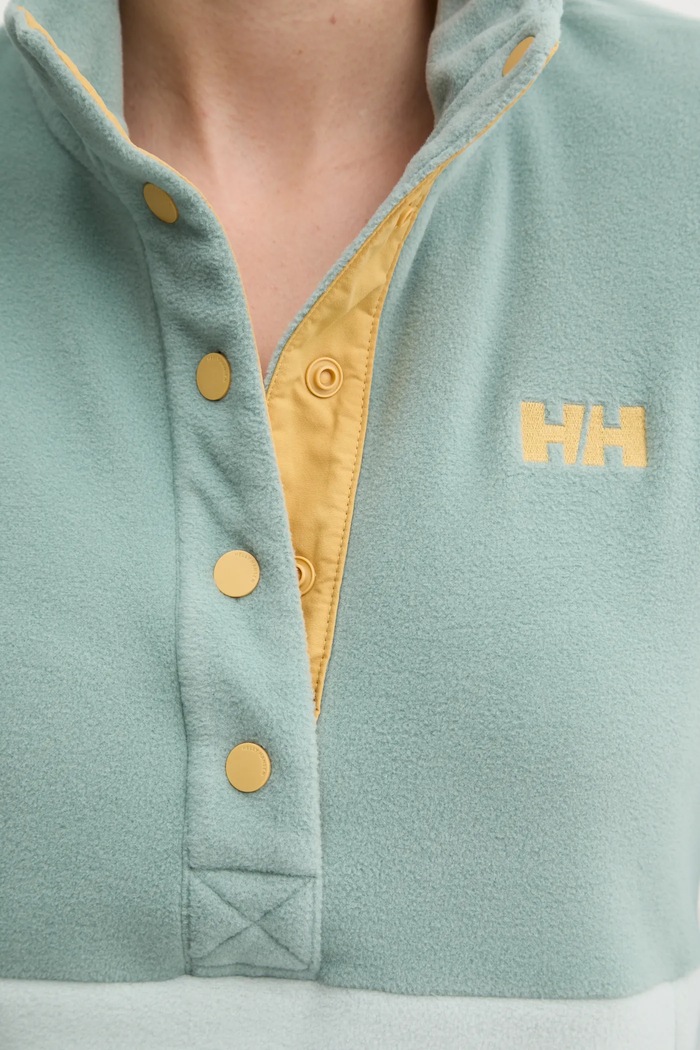 Sportovní mikina Helly Hansen Daybreaker Snap 49535 zelená