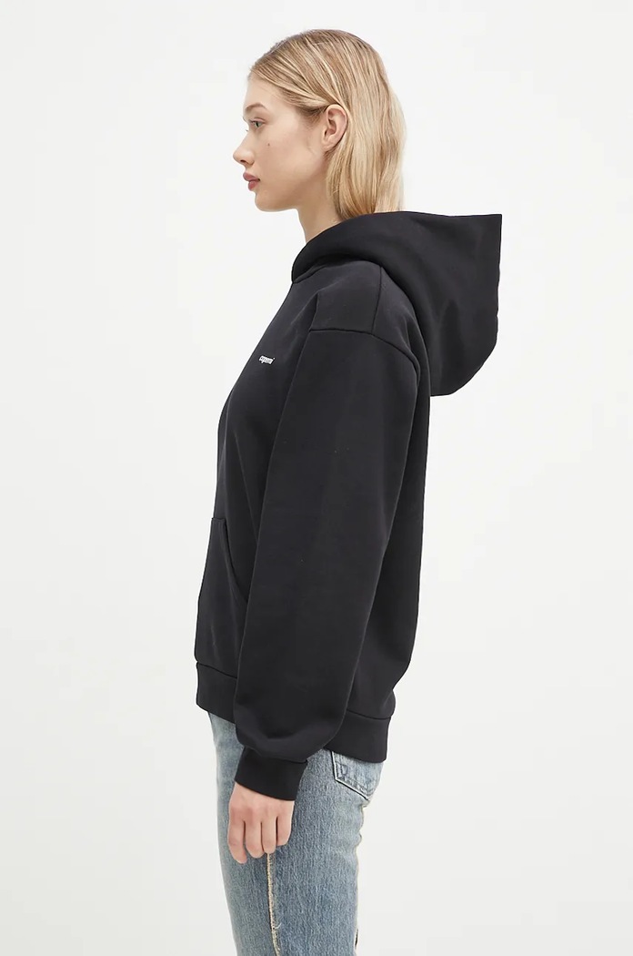 Mikina Coperni Logo Hoodie COPJS15523 černá AW24