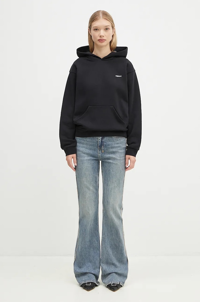 Mikina Coperni Logo Hoodie COPJS15523 černá