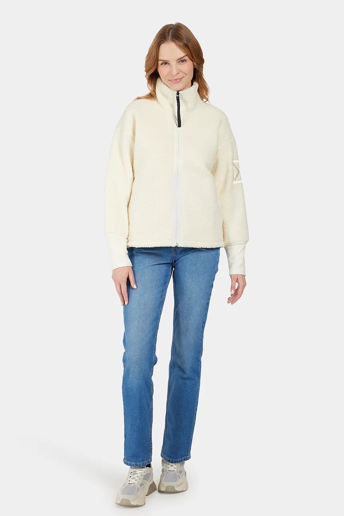 Didriksons bluza MELLA 505446 beżowy AW25