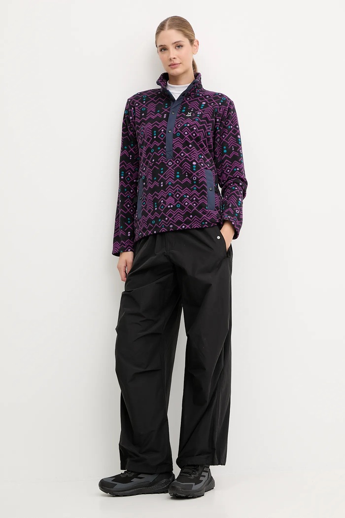 Haglöfs bluza sportowa Mora Mid 606557 fioletowy AW25